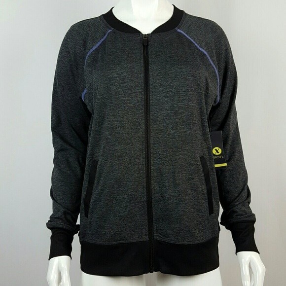 NEW Xersion Gray Track Jacket - Picture 1 of 7